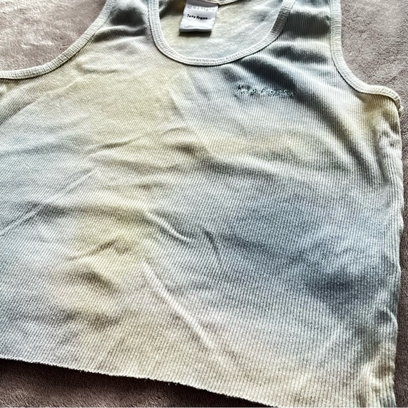 Urban Outfitters Iets Frans Tie Dye Tank Top Women's Blue and Yellow Size - Picture 14 of 16